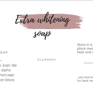 Extra Whitening Black Soap 300g